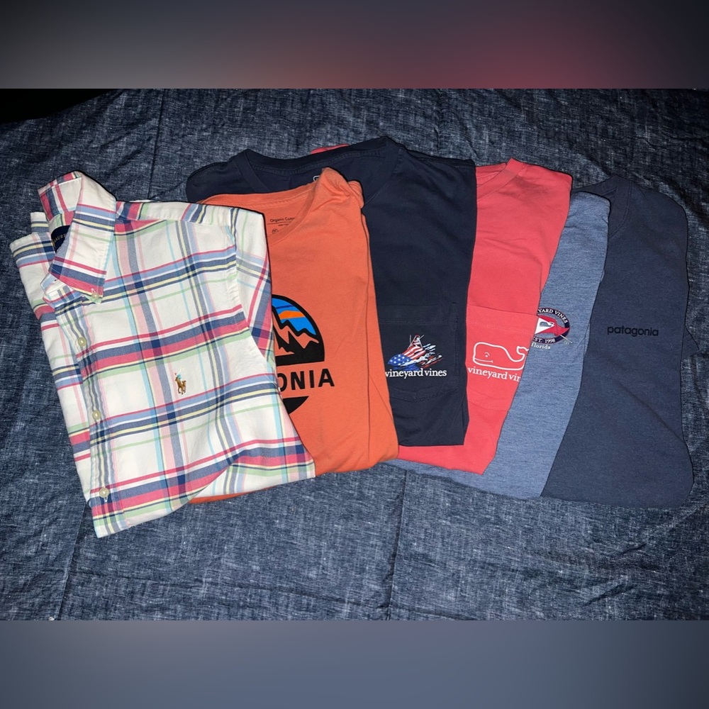 Men’s Short Sleeve Shirts - Vineyard Vines, Patagonia, Polo Ralph Lauren